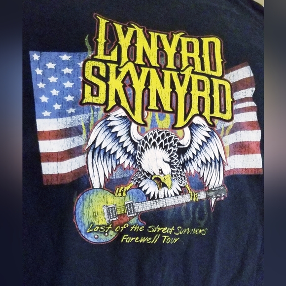 Lynyrd Skynyrd Last of the Street Survivors Farewell Tour Concert T-Shirt Size M - Picture 2 of 7